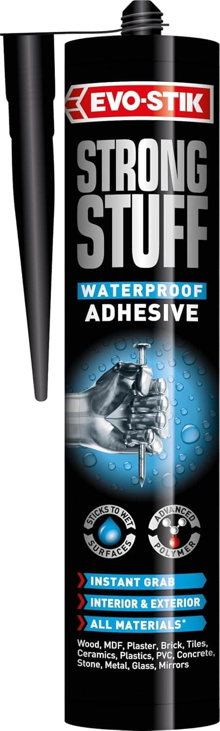 EVO-STIK Strong Stuff Waterproof Adhesive White - Superior Strength - Instang G