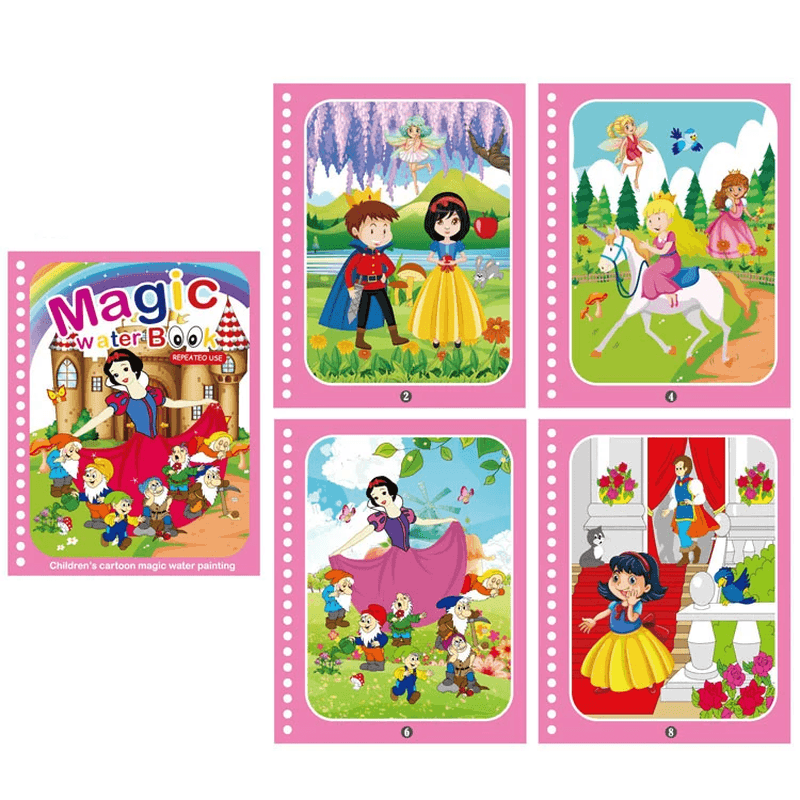 NEW Kids Magic Water Drawing Books Coloring Books Painting Toys for Kids Birthda