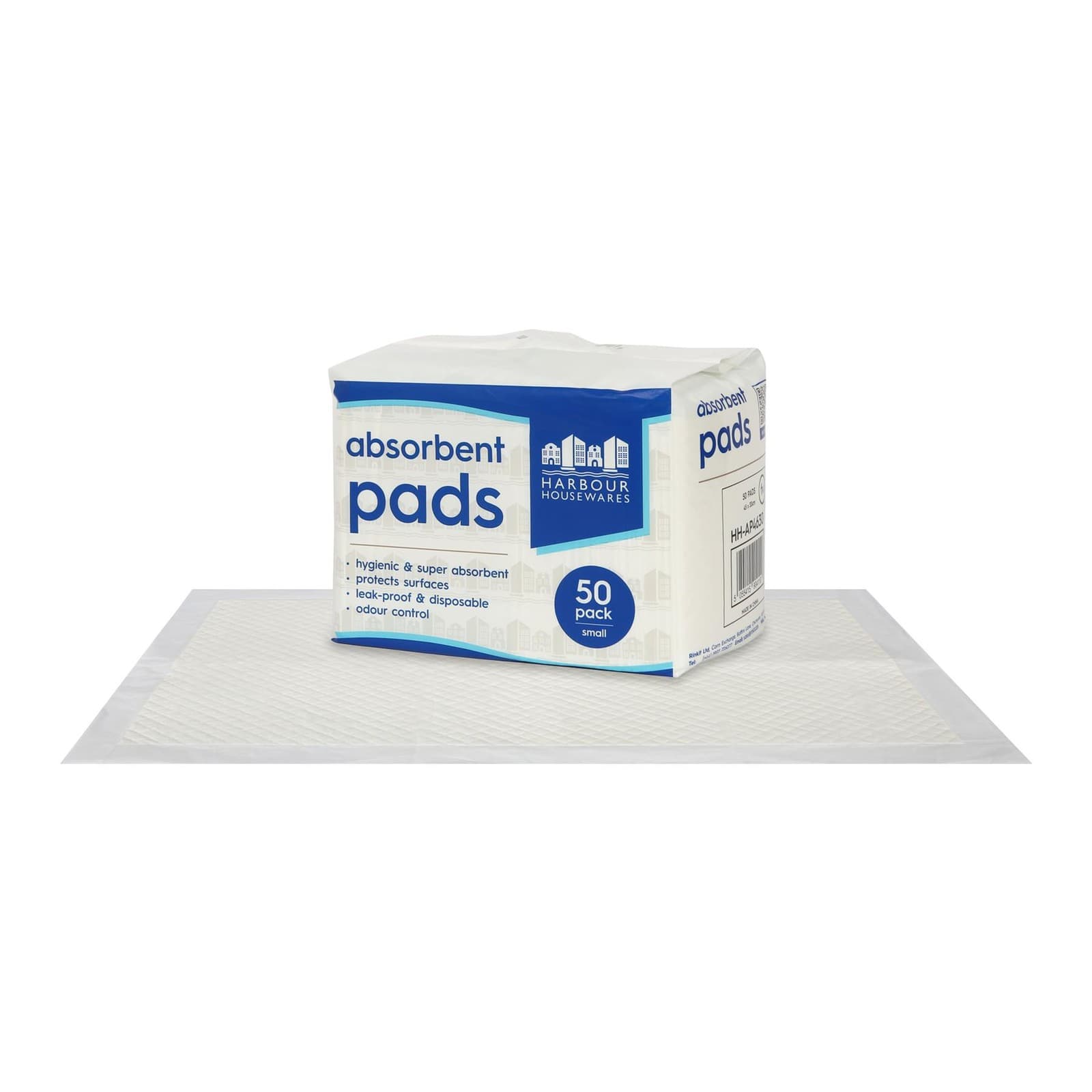 50x Small Disposable Incontinence Bed Pads 32.5cm x 45cm Sheets Protection