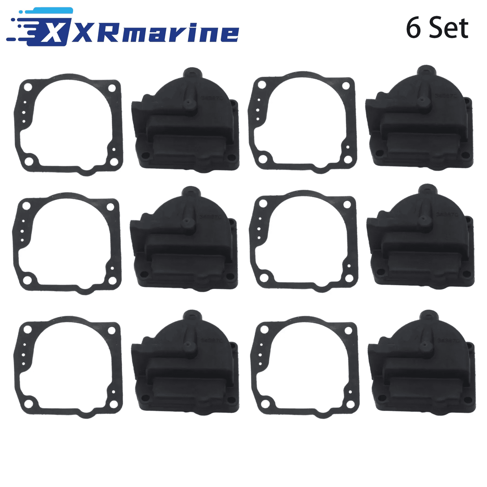 6 Set Carburetor Float Chamber Carbon Bowls 60° with Gasket 0433000 for  90 to 1