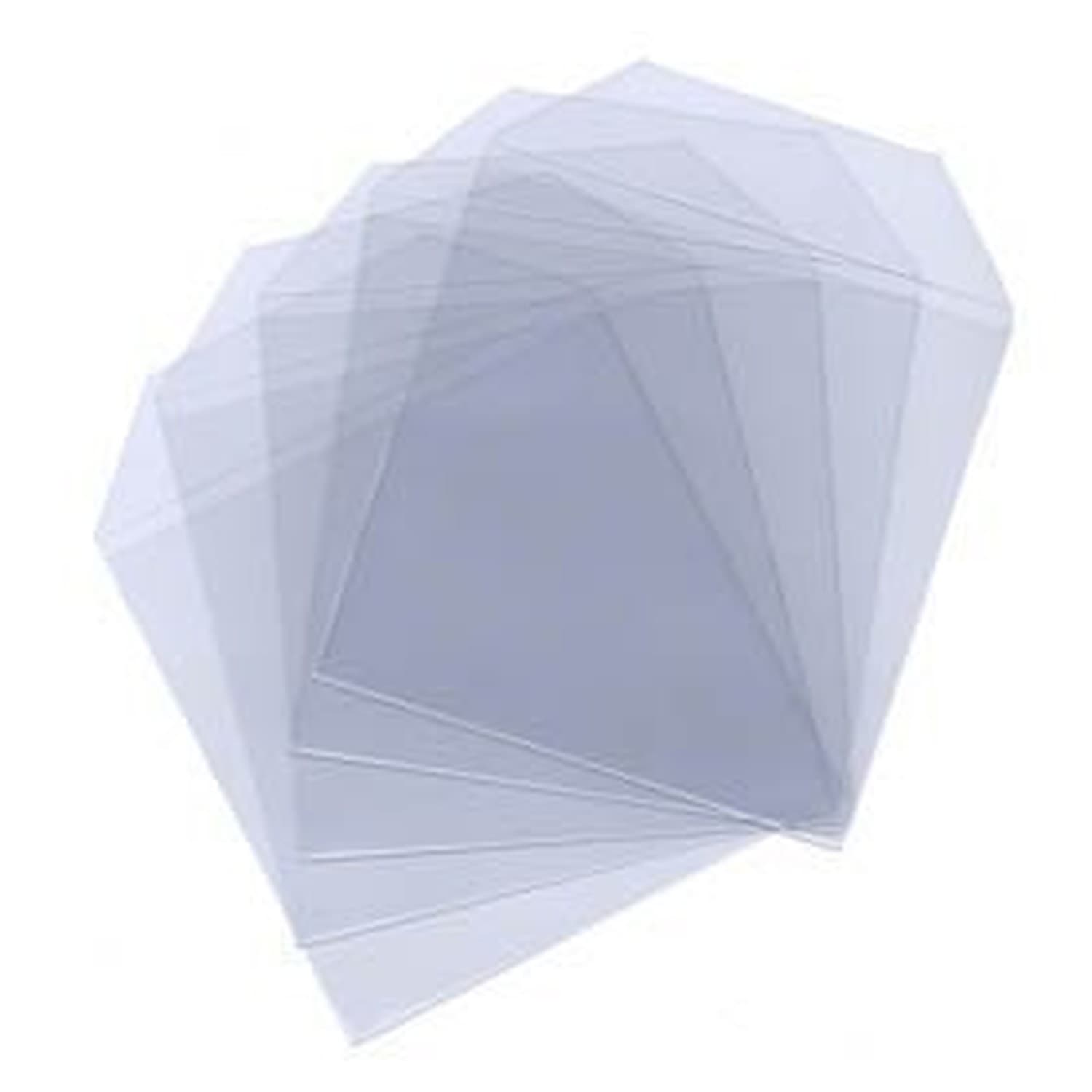 200 CD/DVD Clear Cover Cases High-Strength Plastic 150-Micron Disc Sleeve Wallet