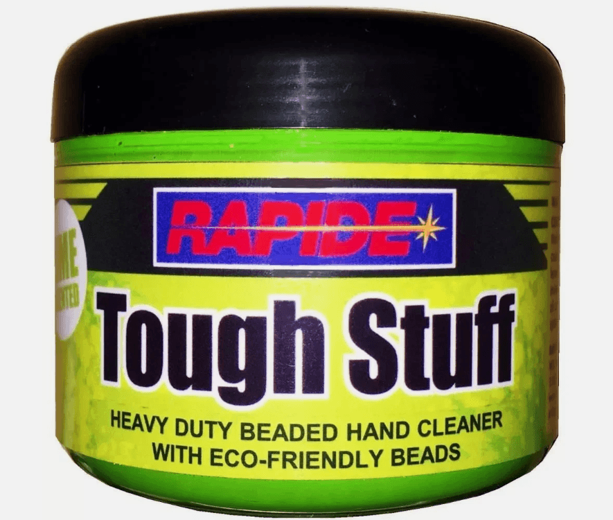 2 X TOUGH STUFF HAND CLEANER HEAVY DUTY LIME BEADED SOAP REMOVES OIL 450ML view 2