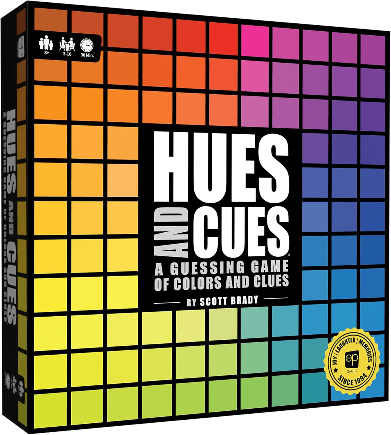 Usaopoly | Hues and Cues | Guessing Board Game | Ages 8+ | 3-10 Players | 30 Min