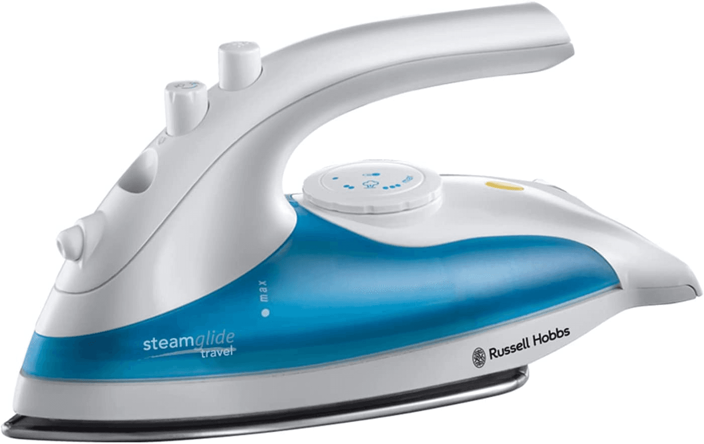 Russell Hobbs Dual Voltage Steam Glide Travel Iron| 80Ml Water Tank| Stainless S