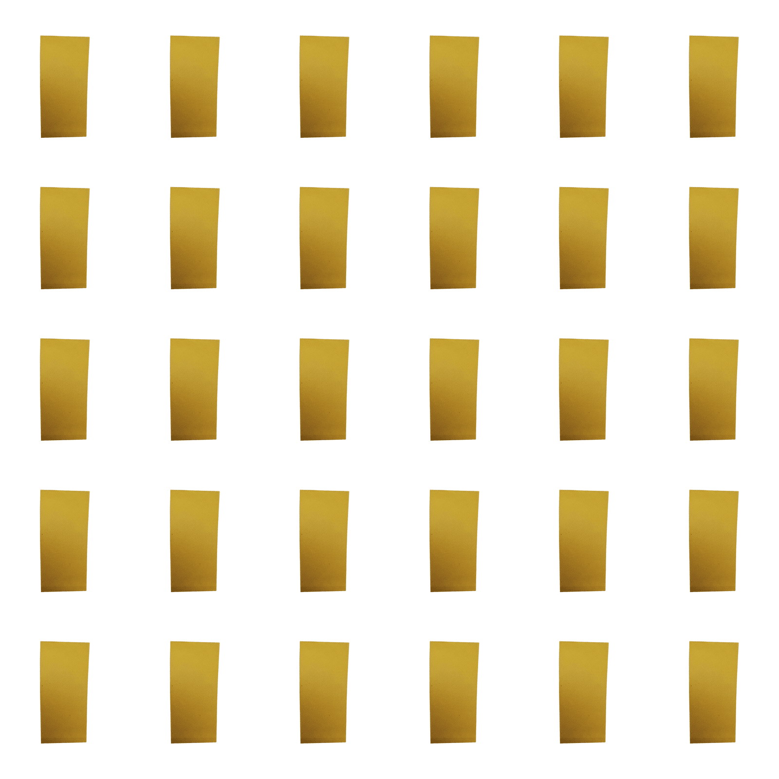 30 Yellow Beeswax Foundation Sheets 19.5 x 33 cm for Hive Frame Installation