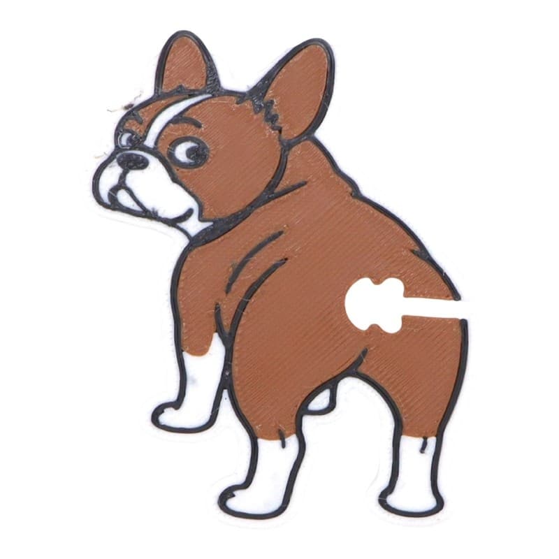 Comical Dog Rear Bread Bag Clip Grade Polylactic Acid Camping Picnics Funny