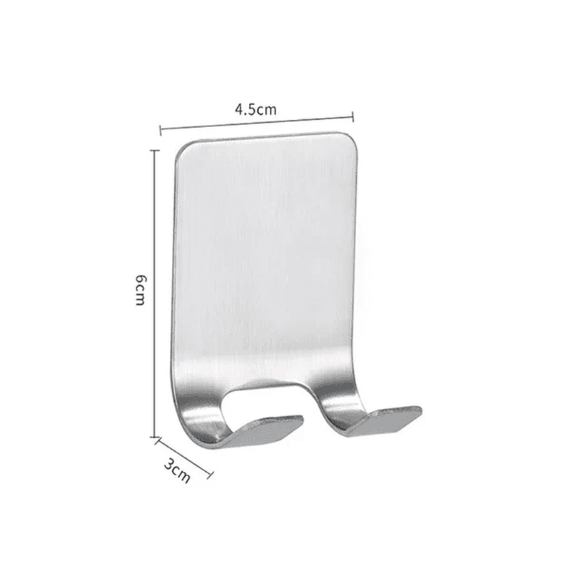 Stainless Steel Bathroom Razor Holder – Punch-Free Shaver Rack