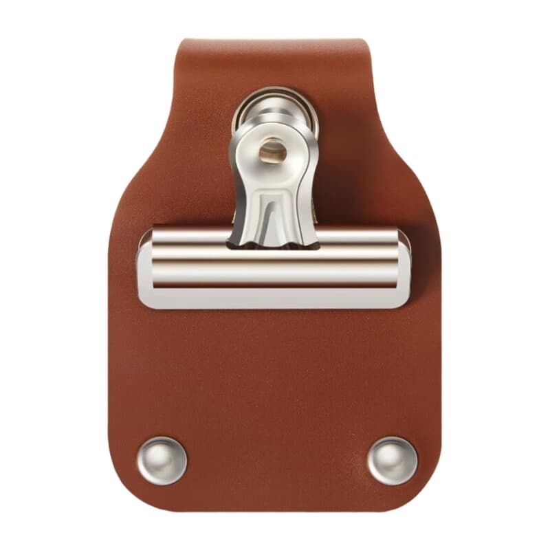 Leather Number Holder Belt Clip for Horse Competition Exhibitor Showing Eventer