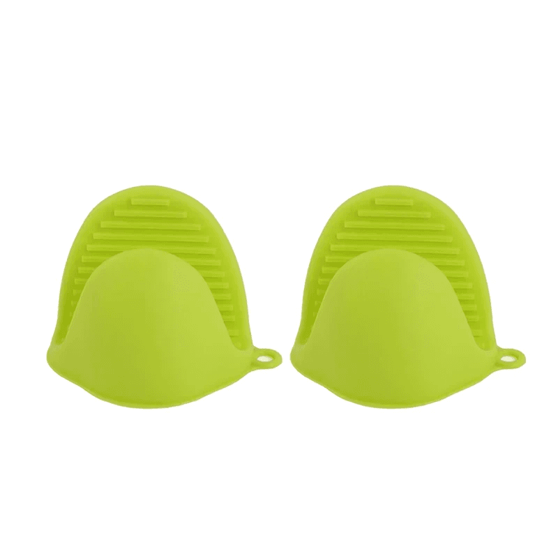 2Pcs Oven Gloves Silicone Heat Resistant Cooking Pinch Mitts Potholder for Kitch