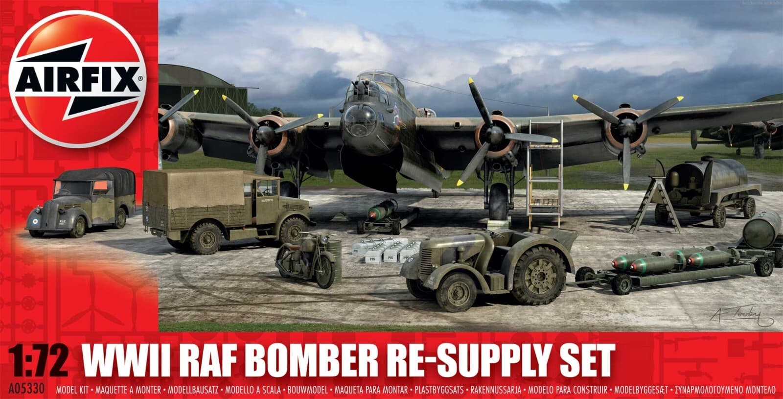 Airfix| Wii Raf Bomber re-Supply Set Scale 1:72 Ref:A05330