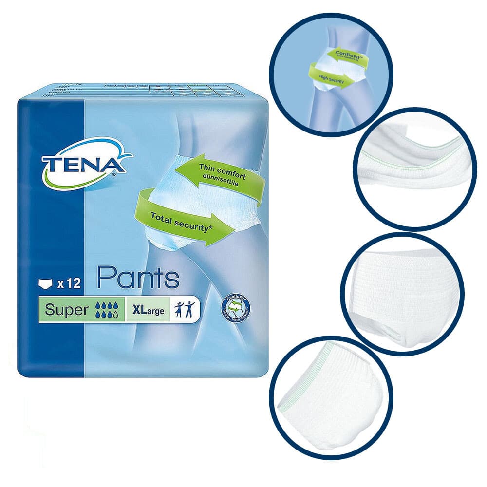 TENA Pants Super large 12 Incontinence Pants