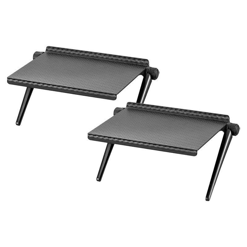 TV Screen Storage Shelves Adjustable Monitor Stand Desktop Organizer UK