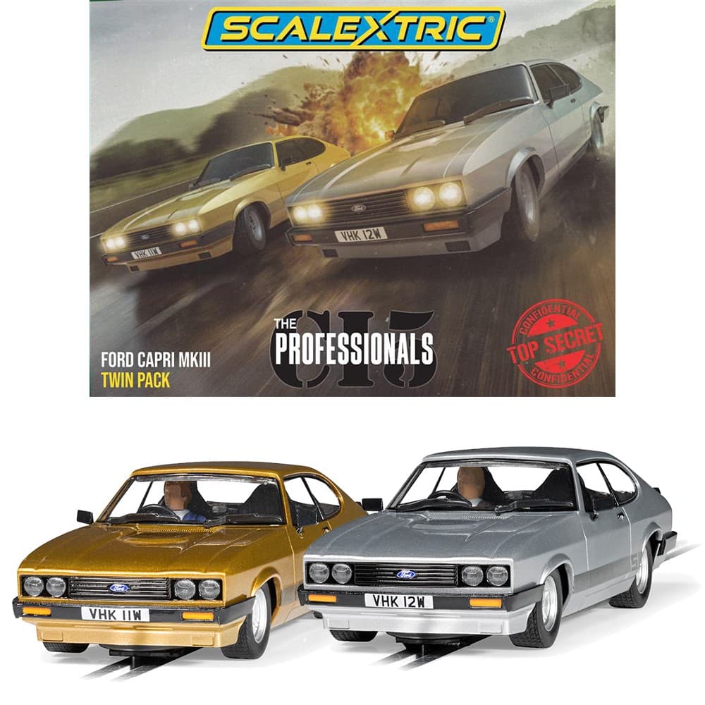 Scalextric C4642 The Professionals Capri Twin Pack 1:32 Slot Cars