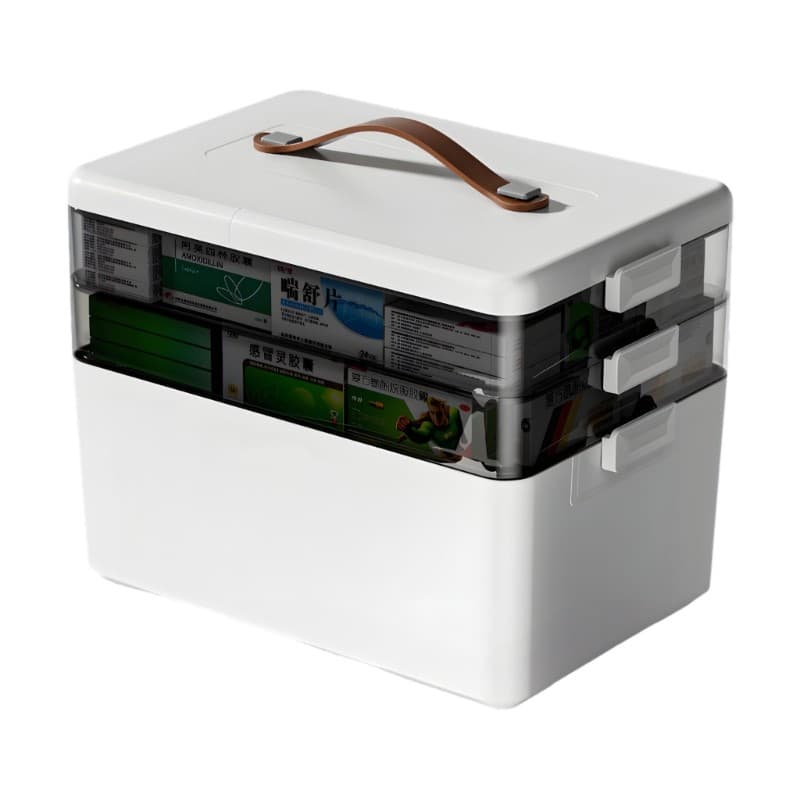 Strong Three Layer Wellness Care Organizer With Light Blocking Features