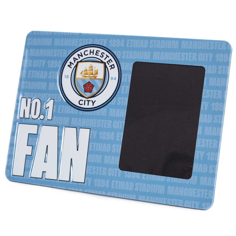 Manchester City FC No1 Fan Picture Frame Sign - Brand New Official Merchandise