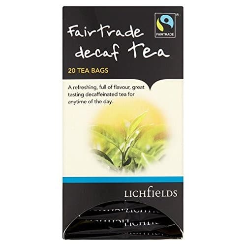 Lichfields Fairtrade Decaf Tea 20 Tea Bags 40g