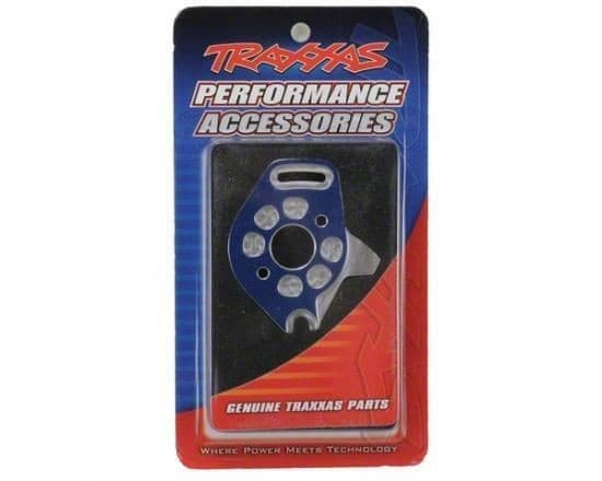 Traxxas Plate| Motor| 6061-T6 Aluminium (Blue-Anodised) view 2