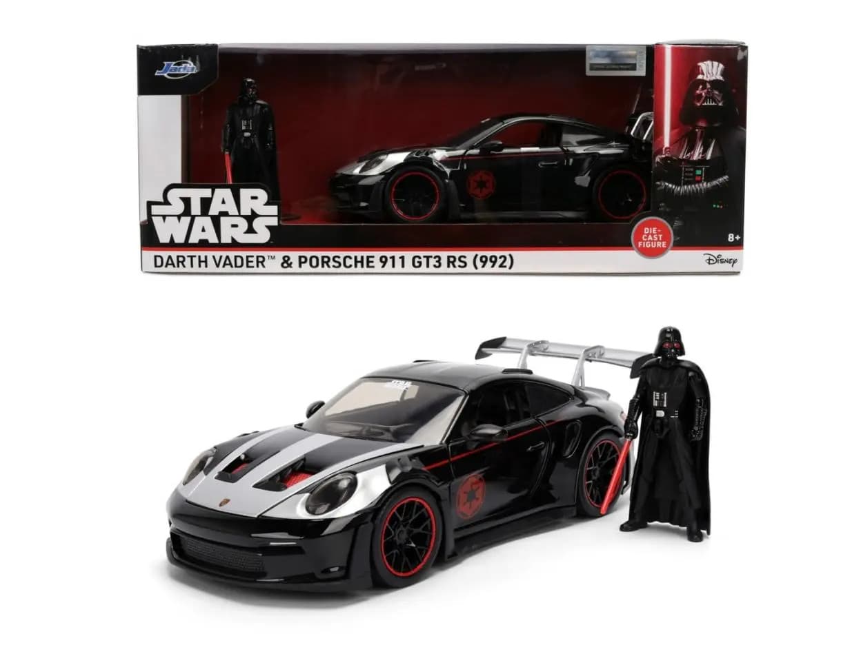 4006333105586 Jada Star Wars Porsche 911 GT3 1:24+fig Jada