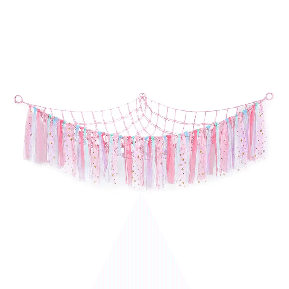 1Pc Toy Hammock Wall Corner Hanging Storage Net Organizer Kids Stuffed UK