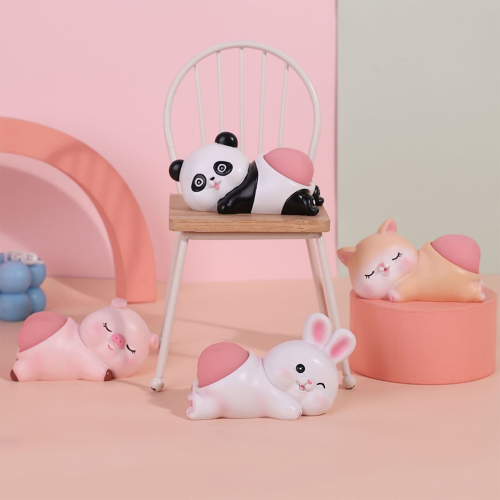 Cartoon Animal Buttocks Shaped Squeeze Stress Relief Toy For Office Pig view 2
