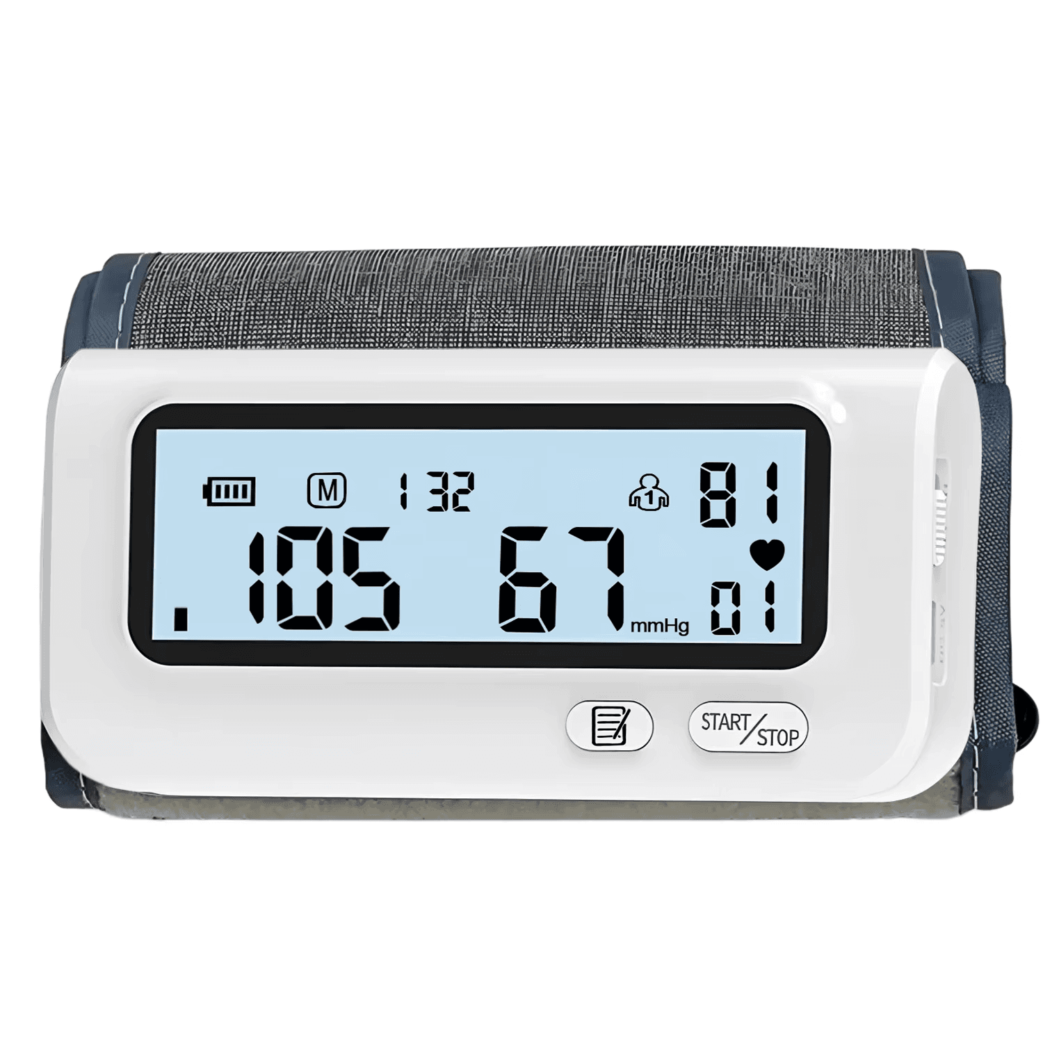 Rechargeable ALL-IN-ONE Blood Pressure Monitor Digital Tensometr wth Heart Rate