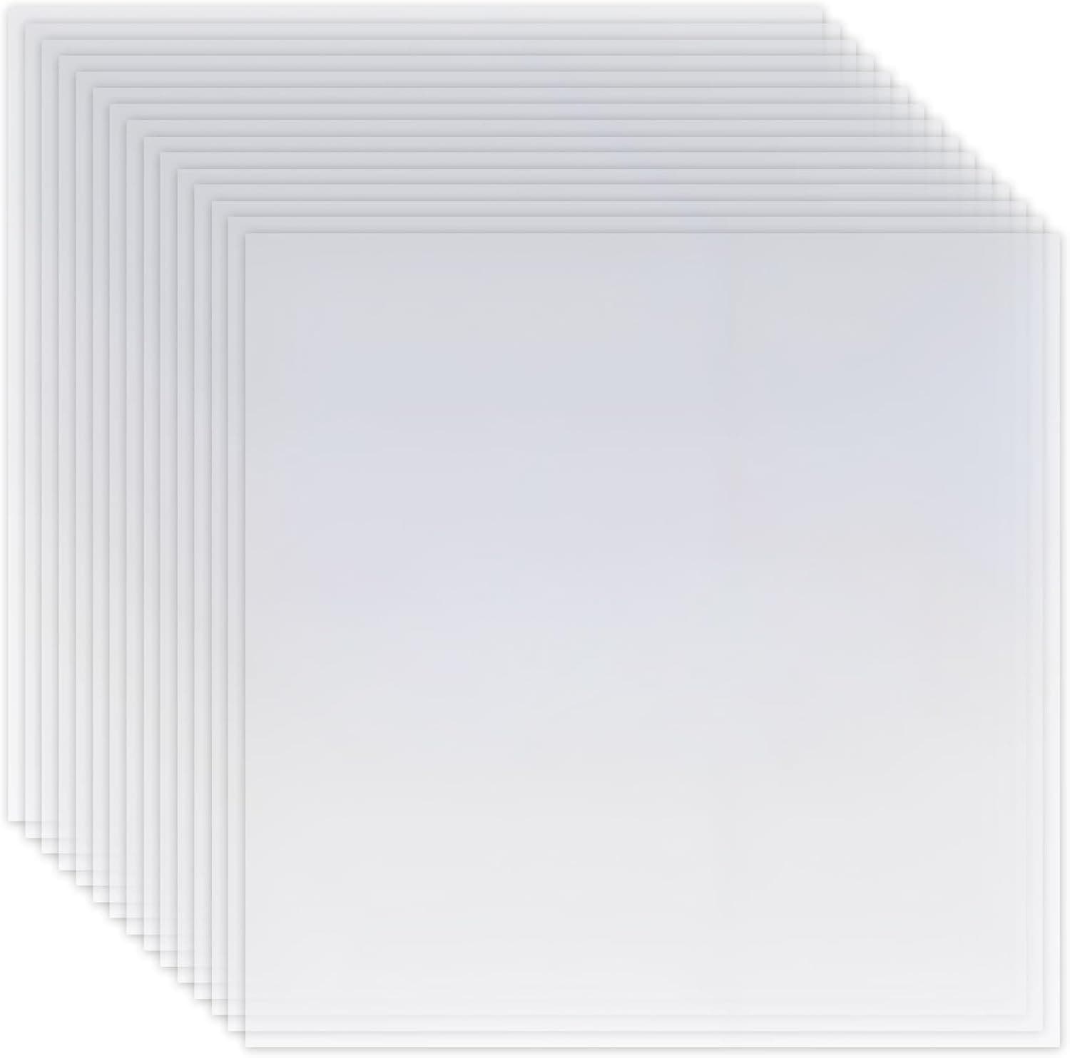 Blank Stencil Sheets 15pcs 7.5 Mil Template Stencil Plastic Sheets Square PET S
