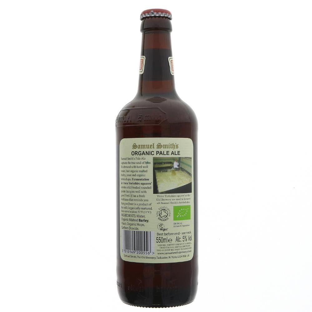 Samuel Smiths Organic Pale Ale 550ml-12 Pack view 2