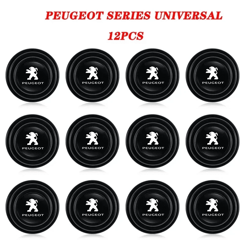 Car Accessories Door Shock Absorption Gasket Stickers for  408 4008 308 3008 500