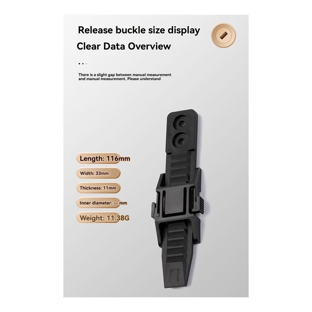 Baby Carrier Replacement Riding Gear Buckle Ratchet Tatical Adjust Buckle8824 view 2