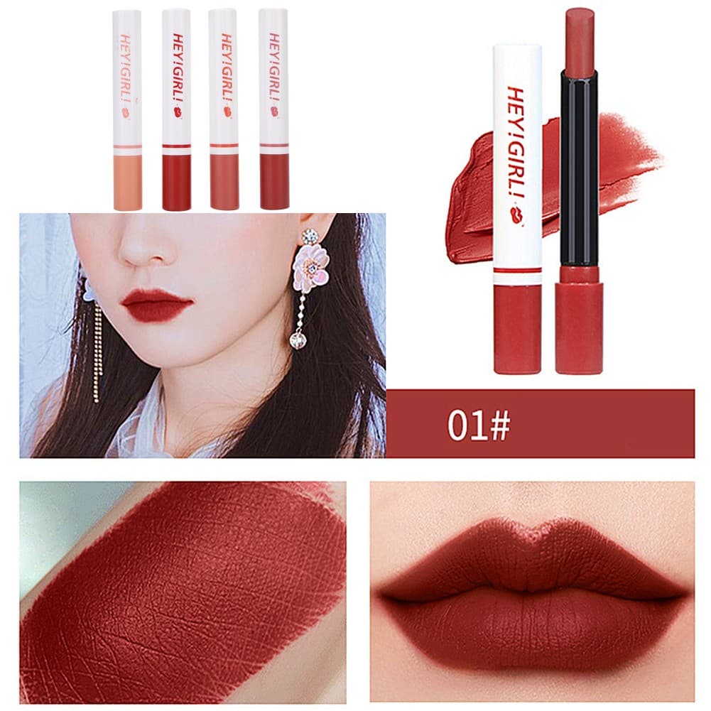 4pcs / Set Lipstick Set Cigarette Shape Matte Long Lasting Unfading Lip Make SG5 view 2