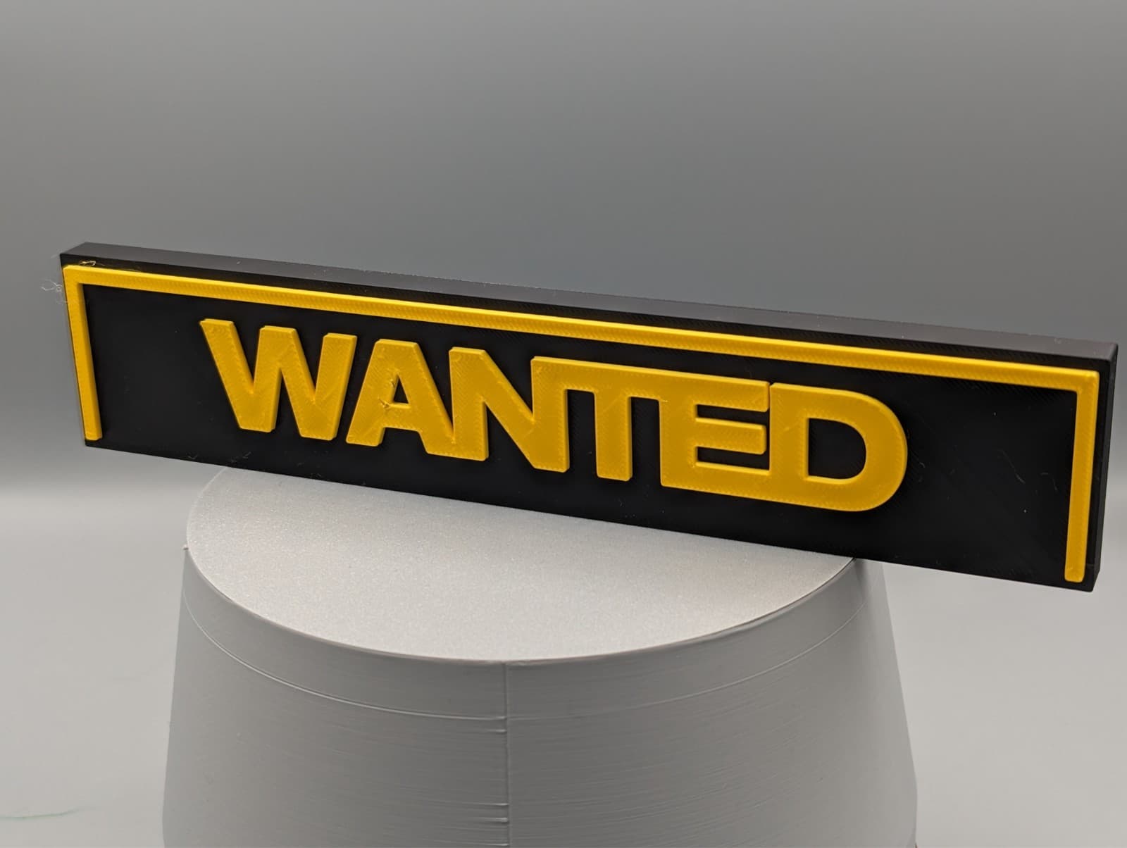 WANTED| 3D printed logo for desk or wall mount. 200mm wide