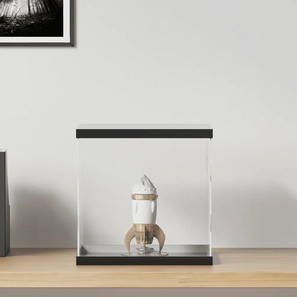 WALPLUS Transparent Display Box Acrylic 30x30x30 cm Storage Showcase