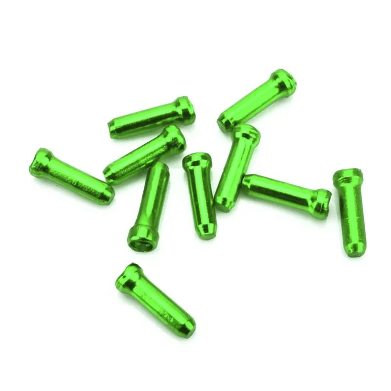 50Pcs Bike Inner Cable End Caps Alloy Brake Shift Crimps Road Mountain UK