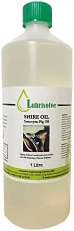 Lubrisolve 1 litre 100% Pure Shire Oil (Pig Oil)