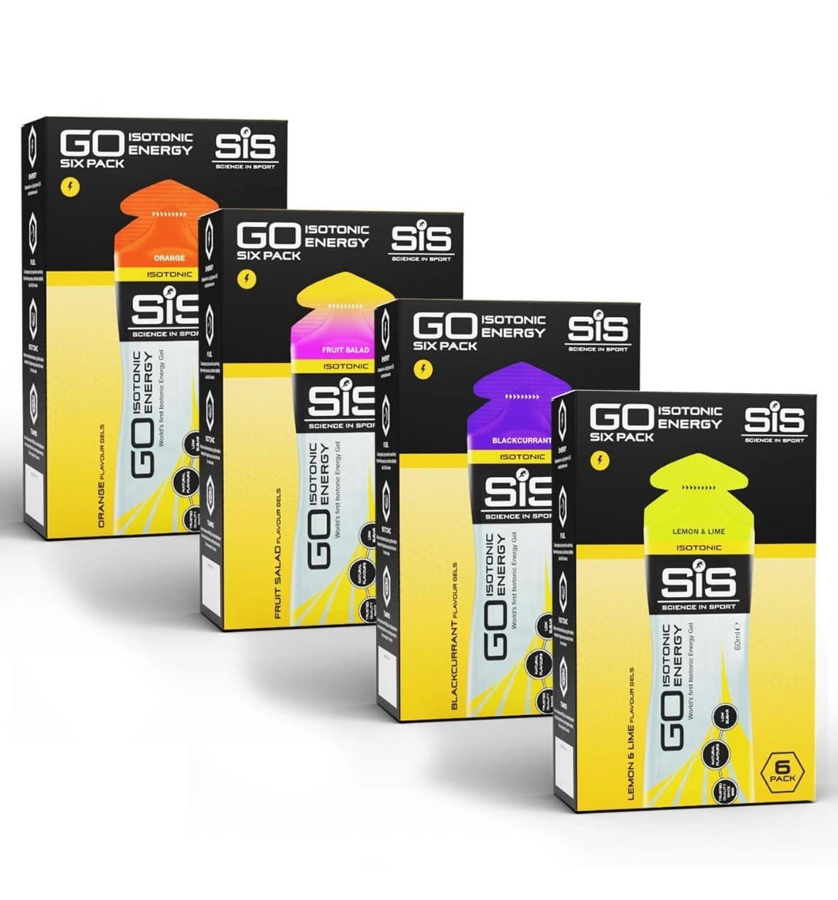 Science in Sport GO Isotonic Energy Gel - 24 Pack-22g Carbs| 60ml-Endurance New