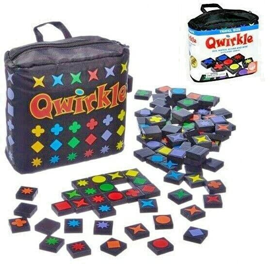 MindWare Qwirkle Travel Size Strategy and Logic Family Game - Mix| Match| Score
