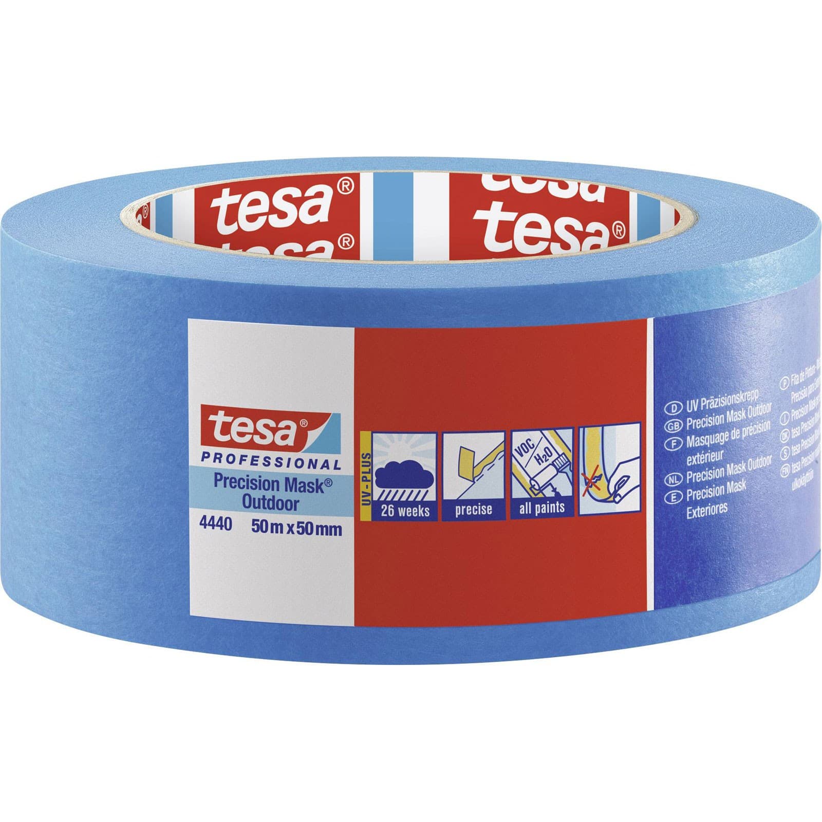 tesa Precision outdoor Masking Tape 50 m x 50 mm robust