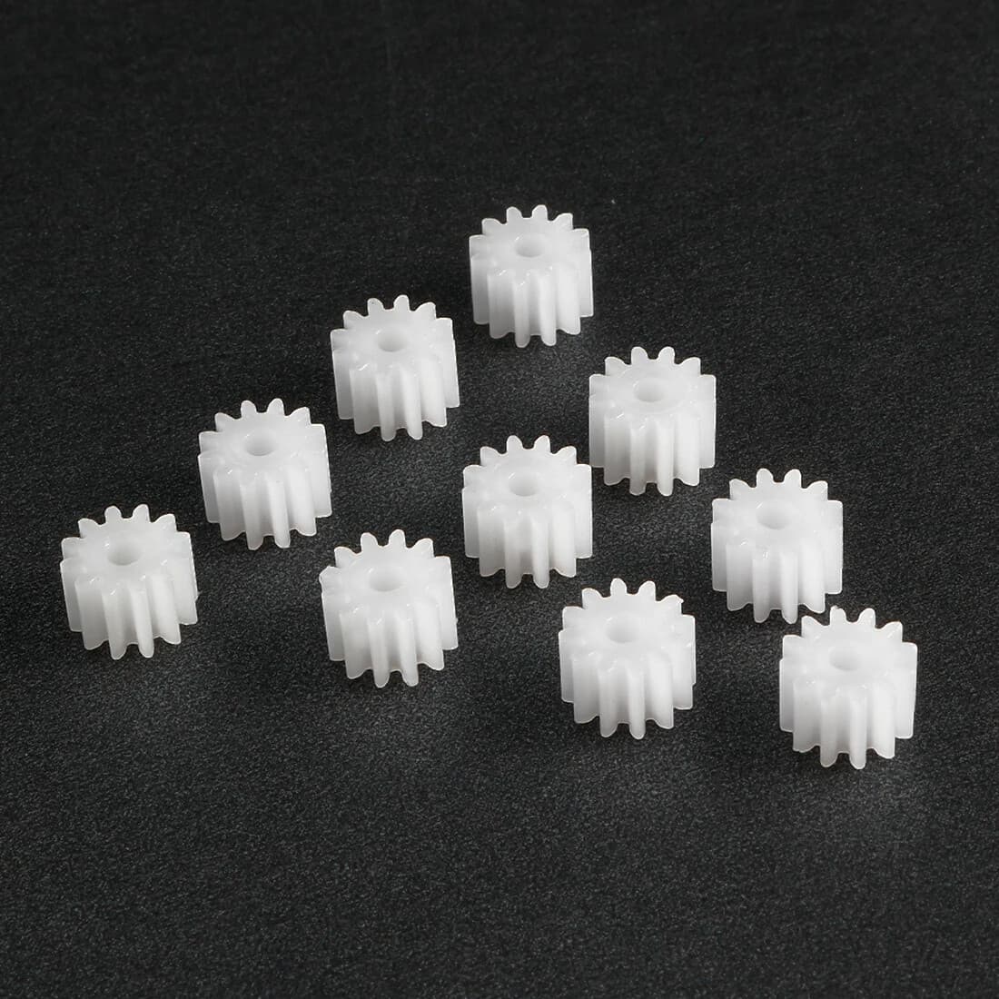 0.5 Module Mainshaft Gear Plastic Shaft Motor Teeth Axle Model Accessories