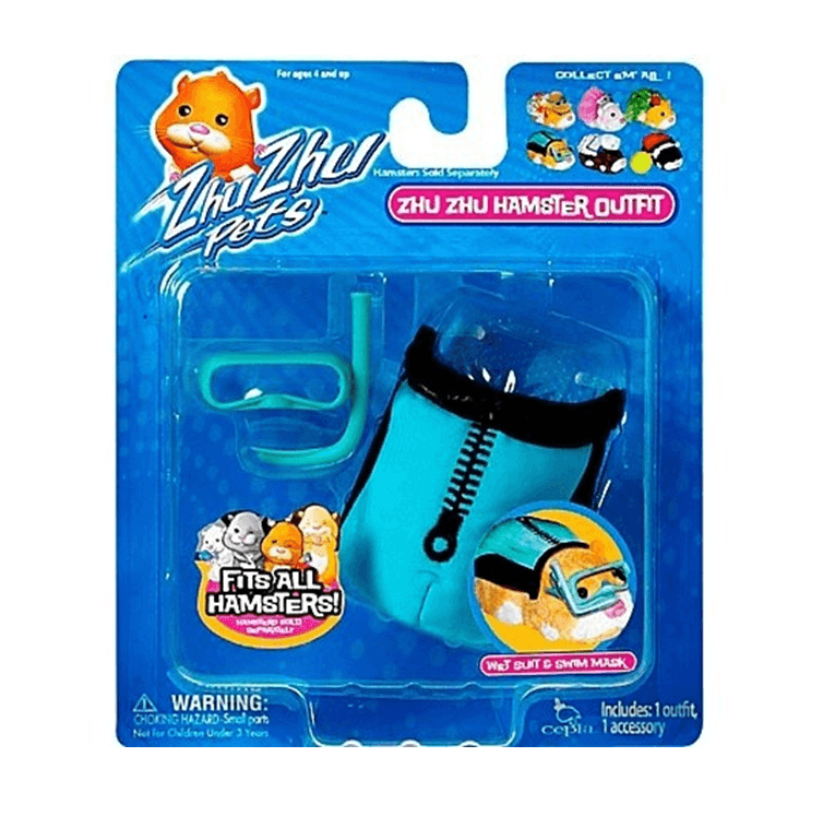 Zhu Zhu Pets Hamster Wetsuit and Swim Mask Outfit