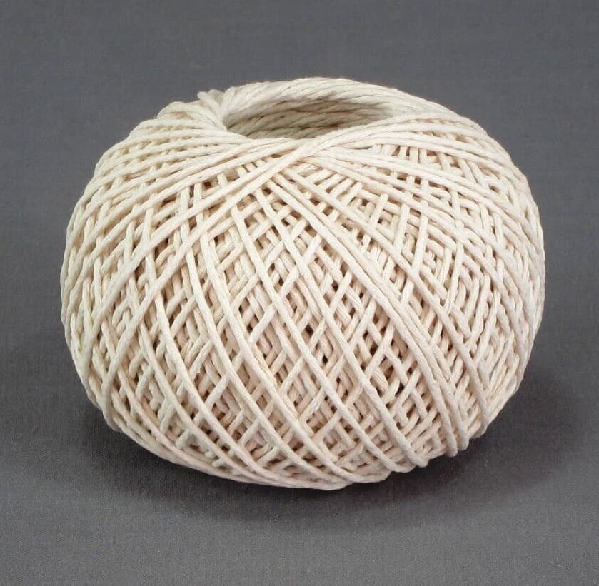 Creamore Mill String Tidy with Cotton String Ball and Scissors - Oak