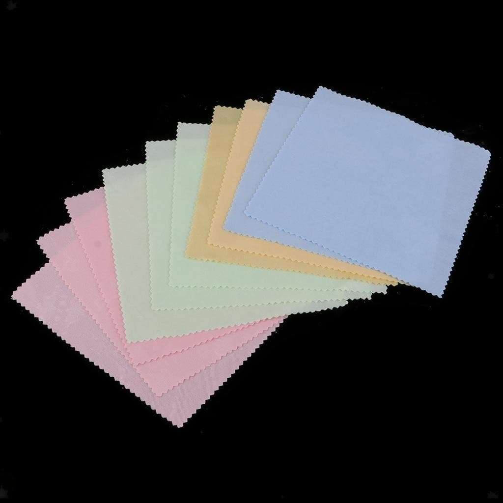 Lot of 10pcs Jewelry Cleaning Cloth Cloth Polishing Cloth for Tools