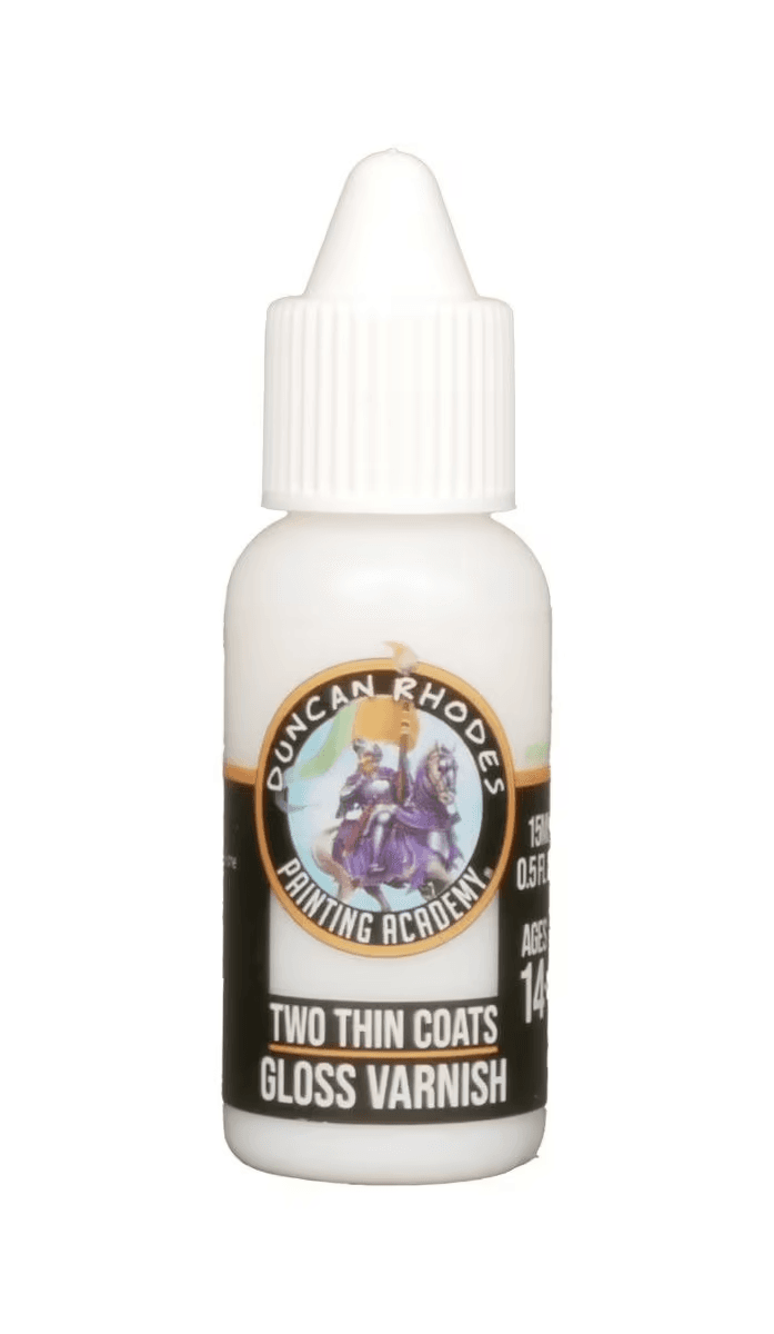 Gloss Varnish Two Thin Coats Paints Duncan Rhodes Painting Academy - 15ml