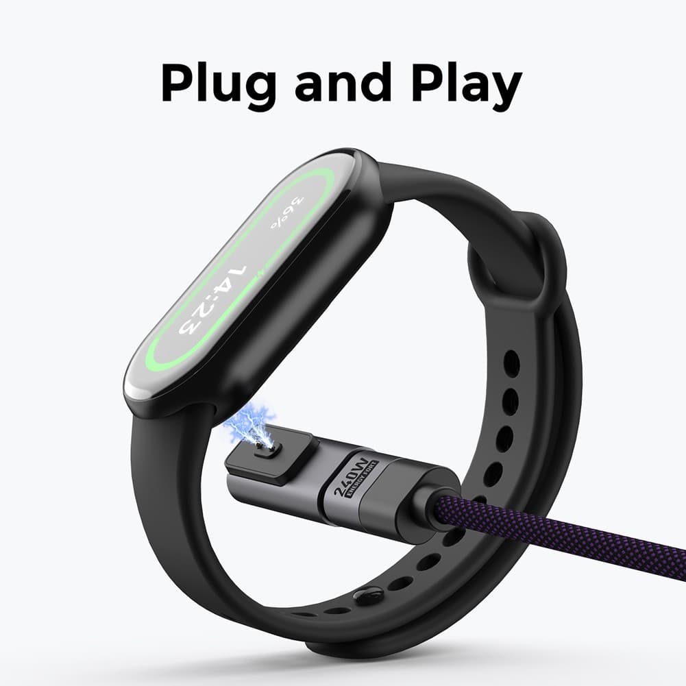 2pcs Type C Charging Adapter for  Band 10/9/8 for  Watch 5/4 USB C7820 view 2