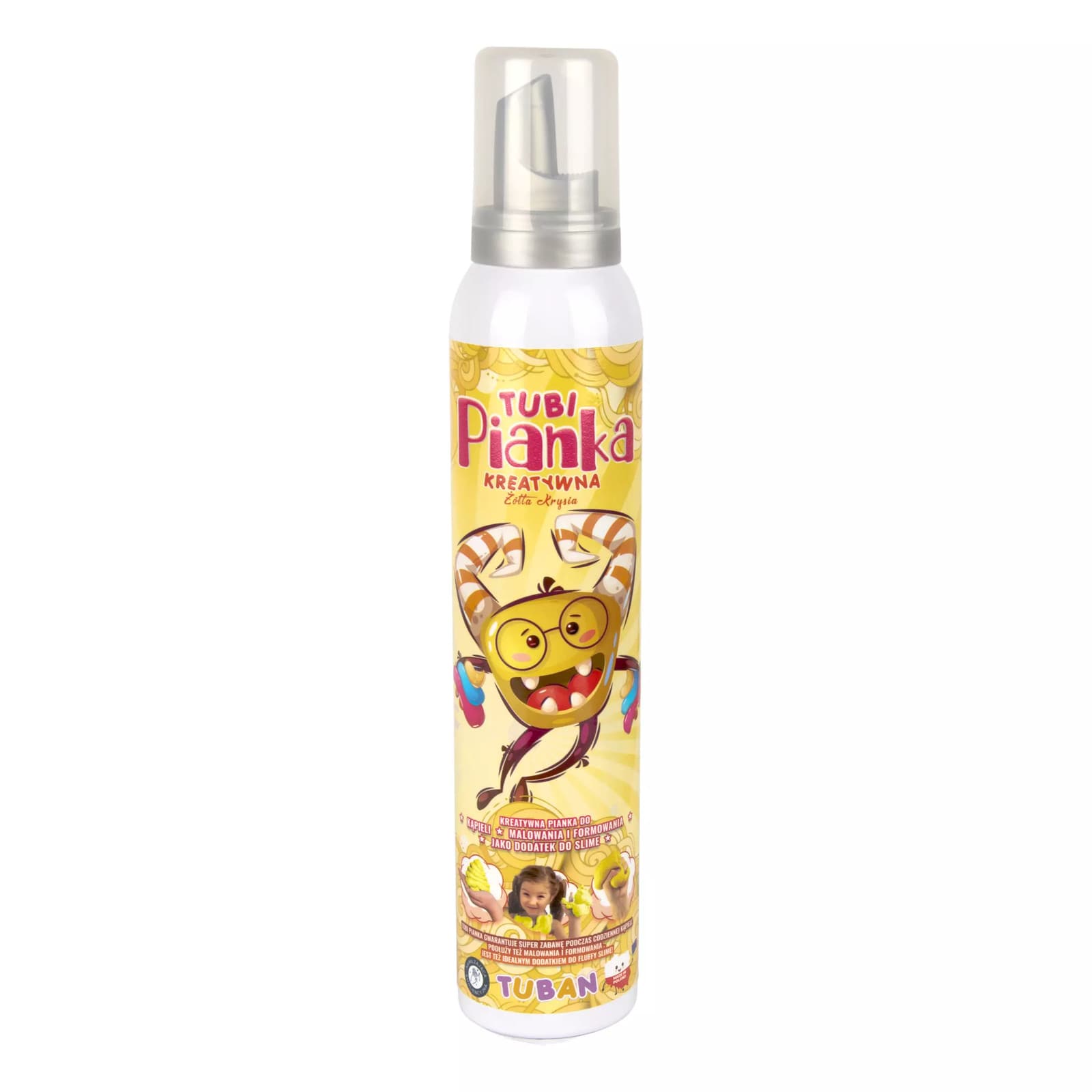 5901087034139 Tubi Pianka - Żółta Krysia 200 ml TUBAN
