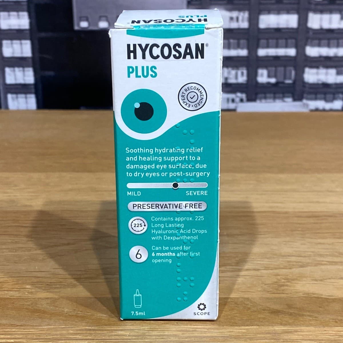 Hycosan Plus Eye Drops Preservative Free Soothing Hydrating Relief 7.5ml