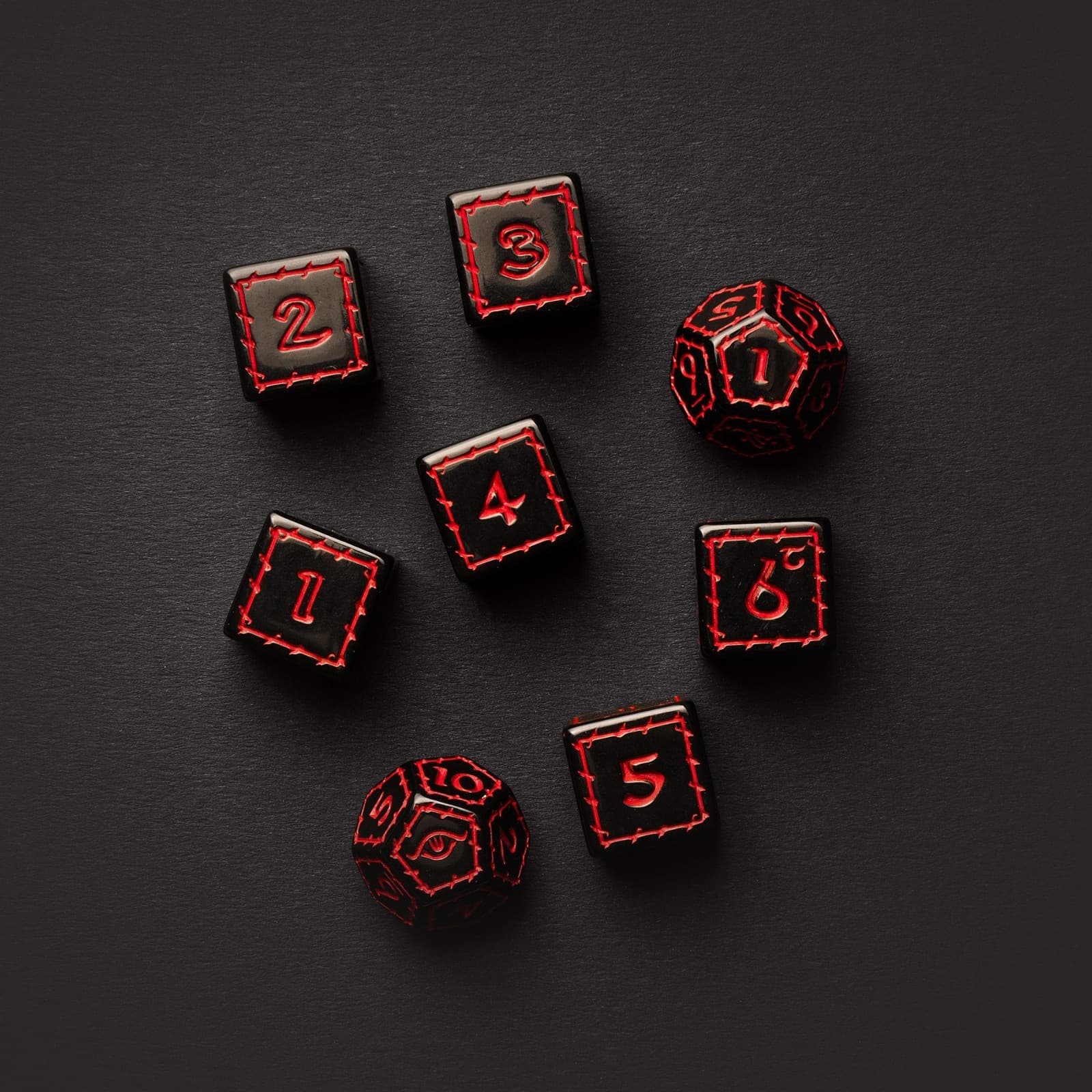The One Ring - Black Dice Set Tabletop RPG view 2