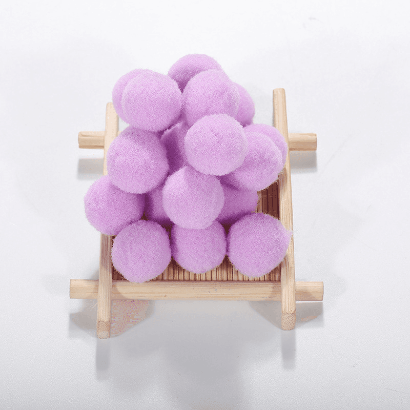 25mm PomPoms Craft Balls Soft Pompoms Different color for DIY Crafts Decorations