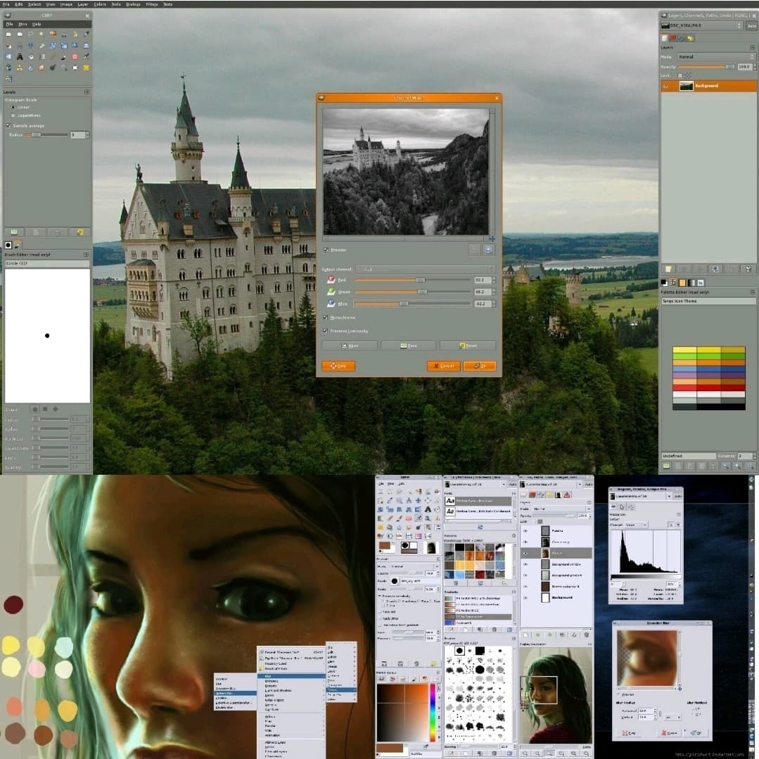 Photography and Photo image Editing software Suite Pro for Windows xp 10 11 view 2