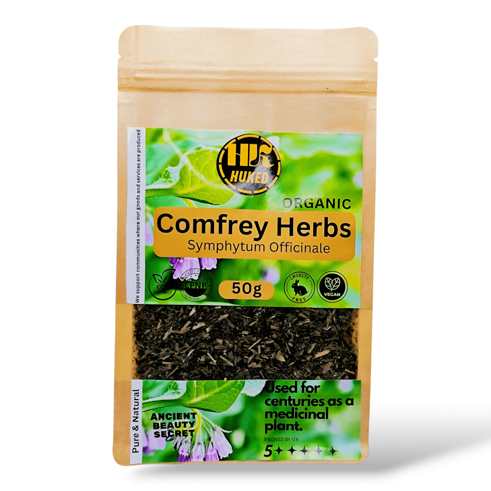 Organic Dried Comfrey Leaves 100g for Herbal Salves Crafts and DIY Natural UK
