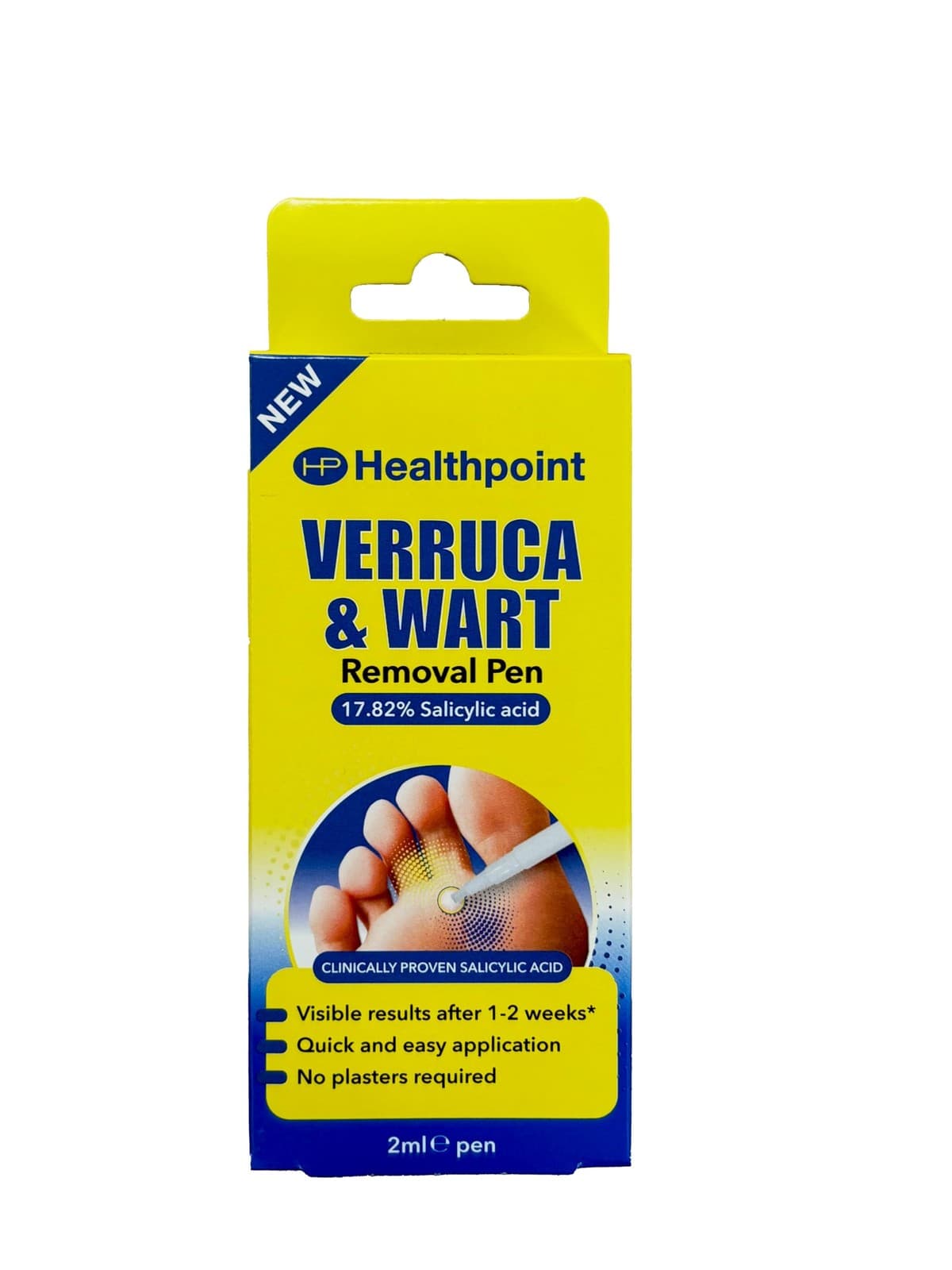 Wart and Verruca Removal Pen| 2ml Gel| Precision Treatment for Hands and Feet